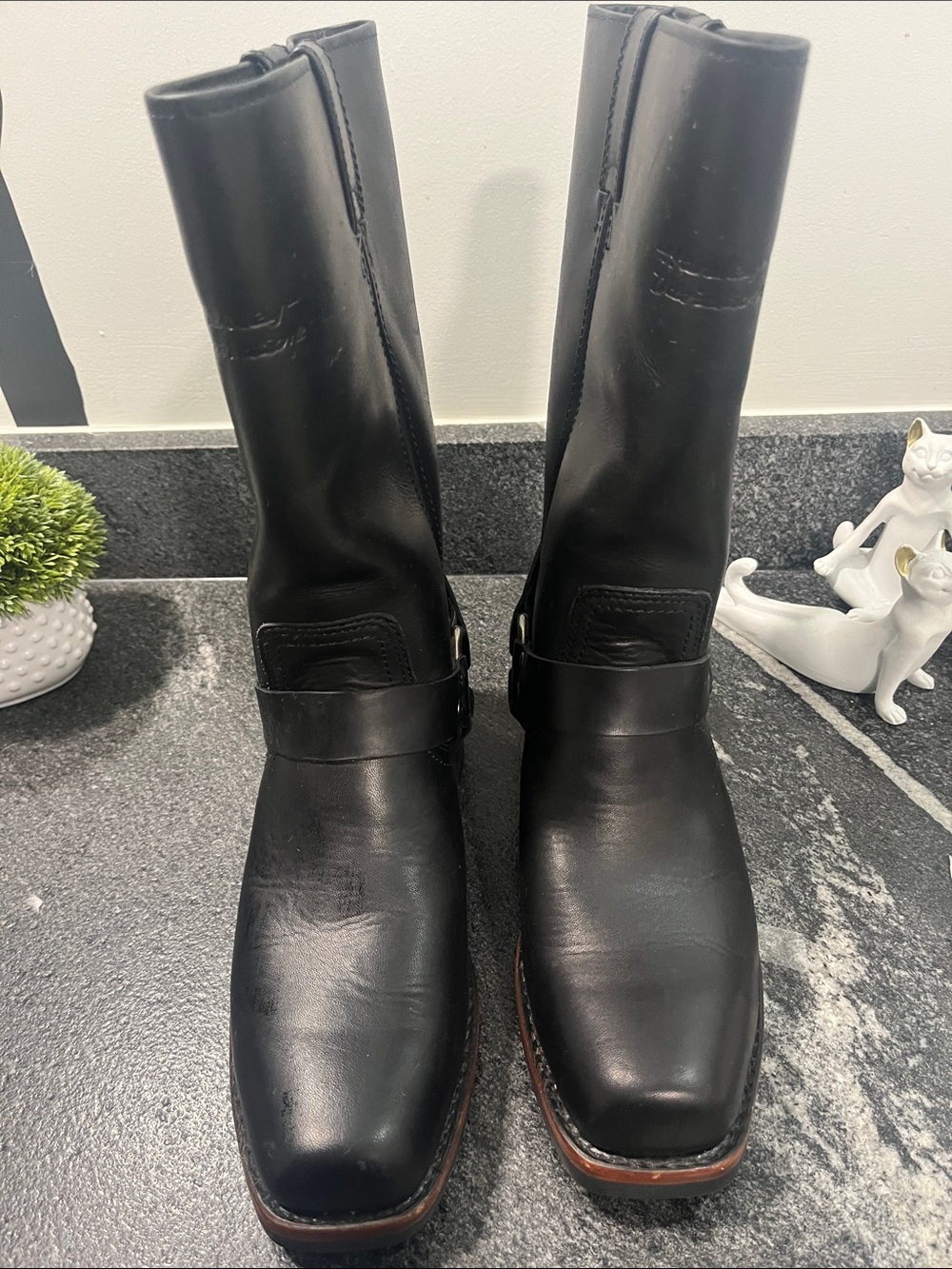 Harley Davidson’s size 10 men’s riding boots like new - Picture 5 of 11